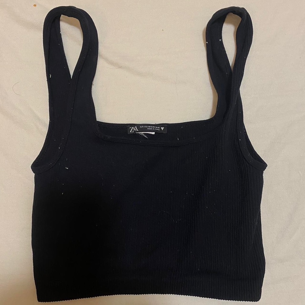 Zara black tank top